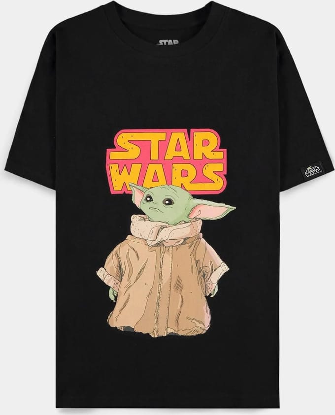 Star Wars - The Mandalorian Dames T-shirt - XL - Zwart