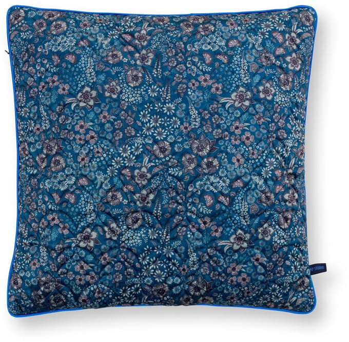 Pip Studio Sierkussen Quilted Daisy - Kussen voor de Woonkamer - Blauw - 50x50cm