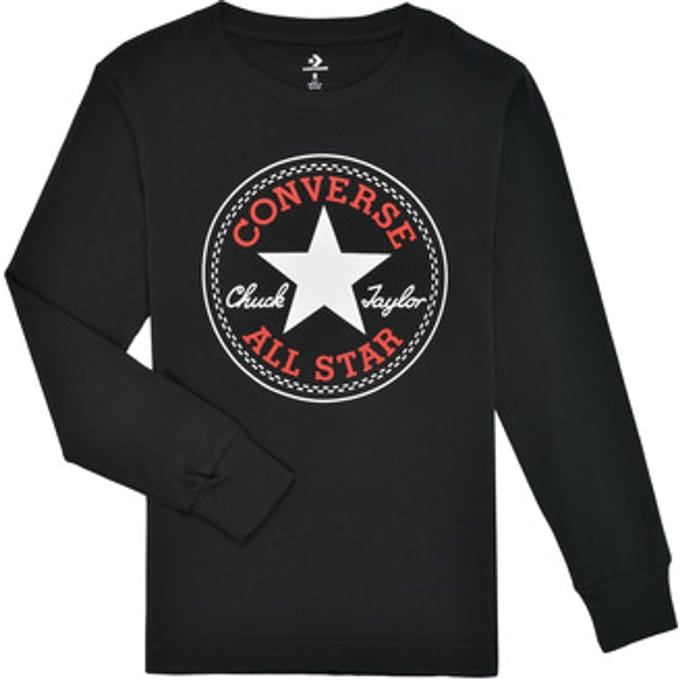 Converse  T-shirt Korte Mouw CHUCK PATCH LONG SLEEVE TEE