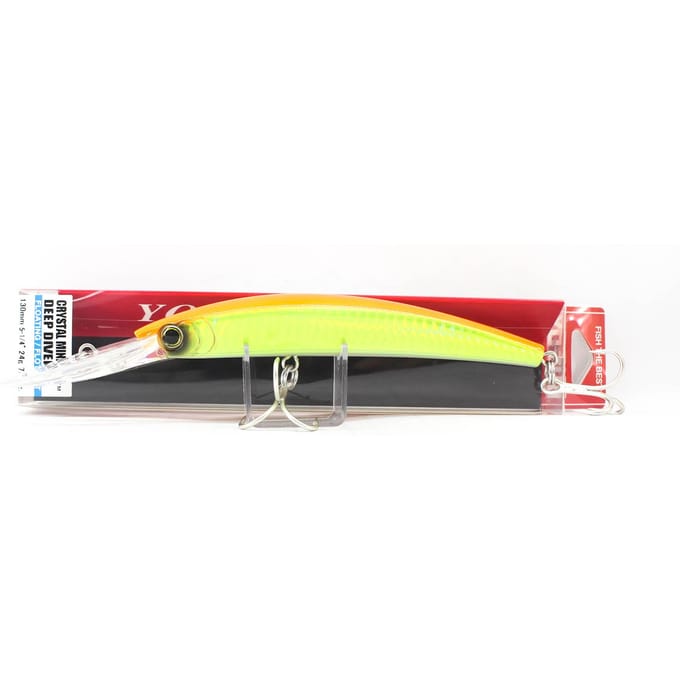 Yo Zuri Crystal Minnow DD 130 mm drijvend kunstaas R1136-HOBG (2462)