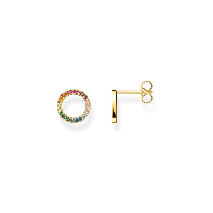 Thomas Sabo - H1947-996-7 - Oorbellen - Dames - 925er Zilver geel verguld