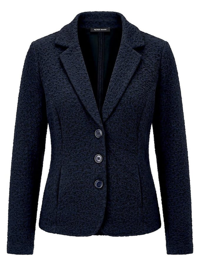 Jersey blazer Van Peter Hahn blauw