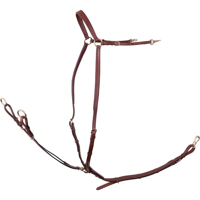 Jachthalsband voor paard met elastiek BR Equitation Rayleigh