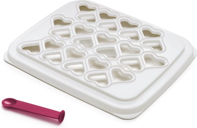 Tupperware Hapjesrooster Hartjes - Bakvorm Raviolimaker Ravioli Rooster