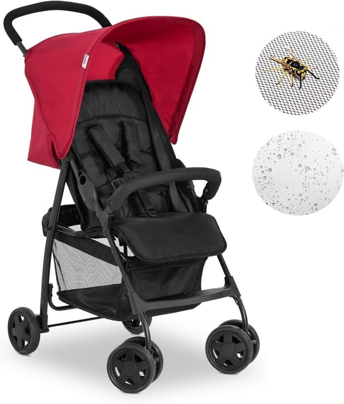 Ultralichte Reisbuggy met Ligfunctie en Beschermingspakket