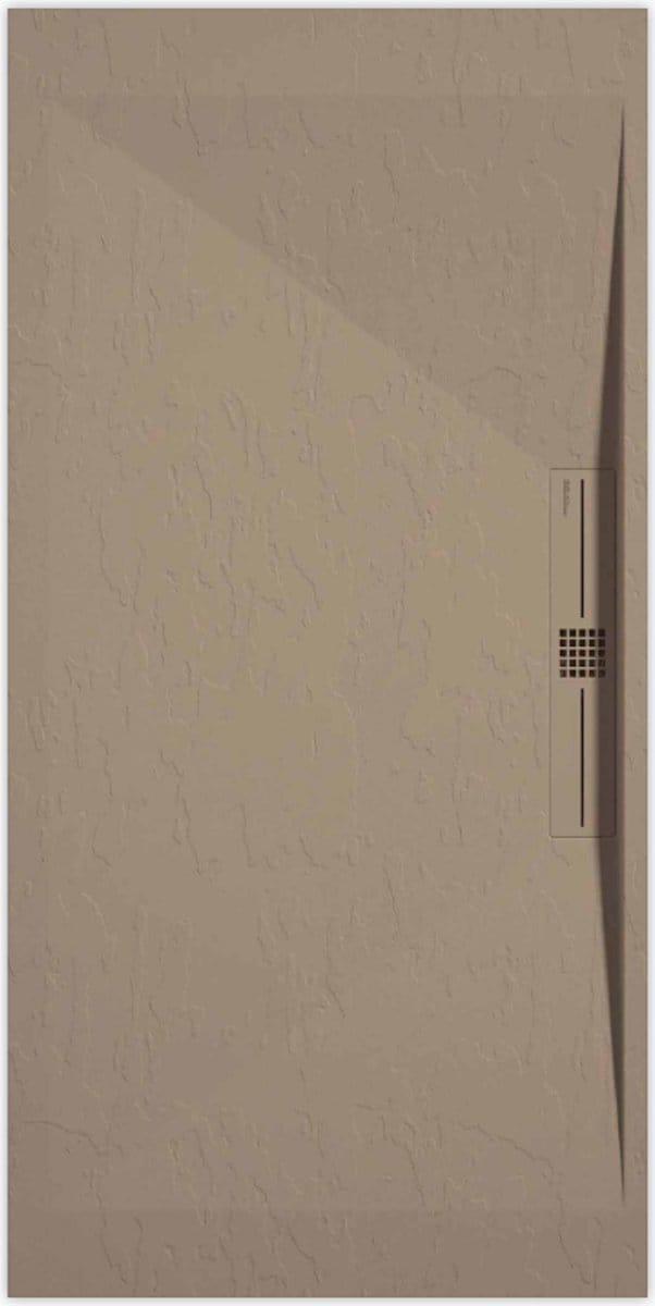 Sanifun douchebak Stone Side Moka Slate 1100 x 800 P