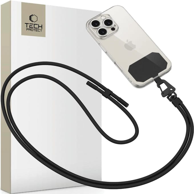 Tech-Protect C5S Rope Crossbody Strap - Black