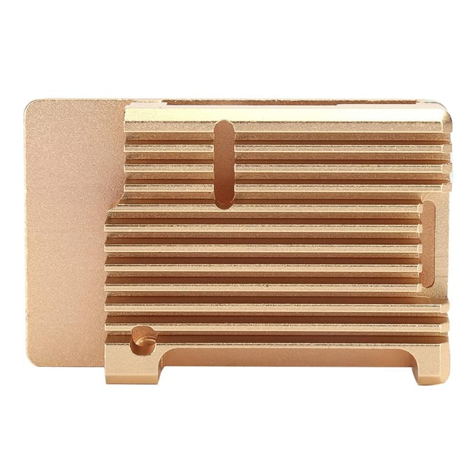 Boîtier de protection pour Raspberry Pi 3 Modèle 2b/3b, boîtier en alliage d'aluminium à dissipation thermique