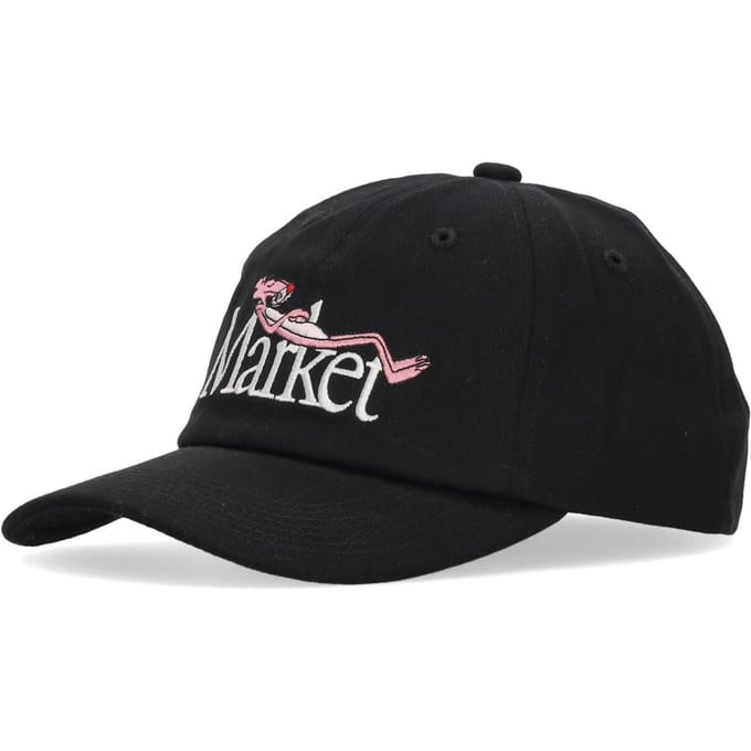 Gebogen vizierpet Sleepy 6-paneelhoed X Pink Panther Black