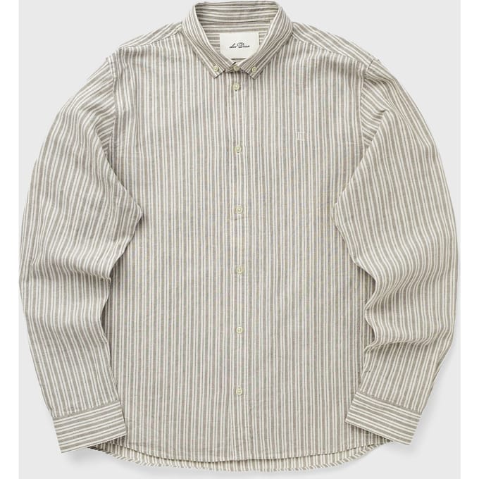 Stripe Cotton-Linen Shirt