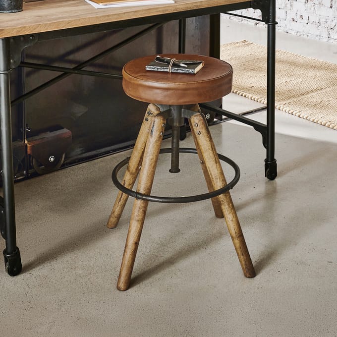 LOBERON Hocker Twist bruin