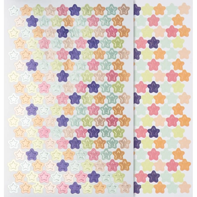 Sticker "Sterren", 648 stuks