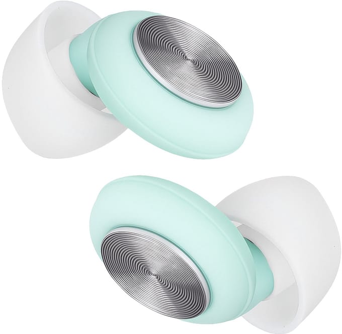 EarPlug Serie - Zatyczki Do Uszu - Silikon - Turkusowo-Srebrne