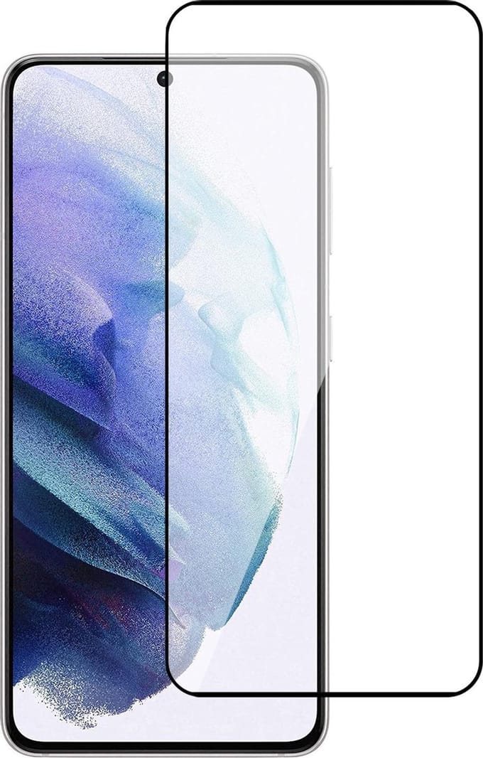 Screenprotector geschikt voor Samsung S21 Plus - Glas Full Screen Protector