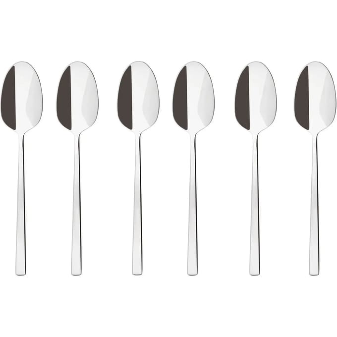 Sambonet Koffielepels Rock Zilver 6 Stuks