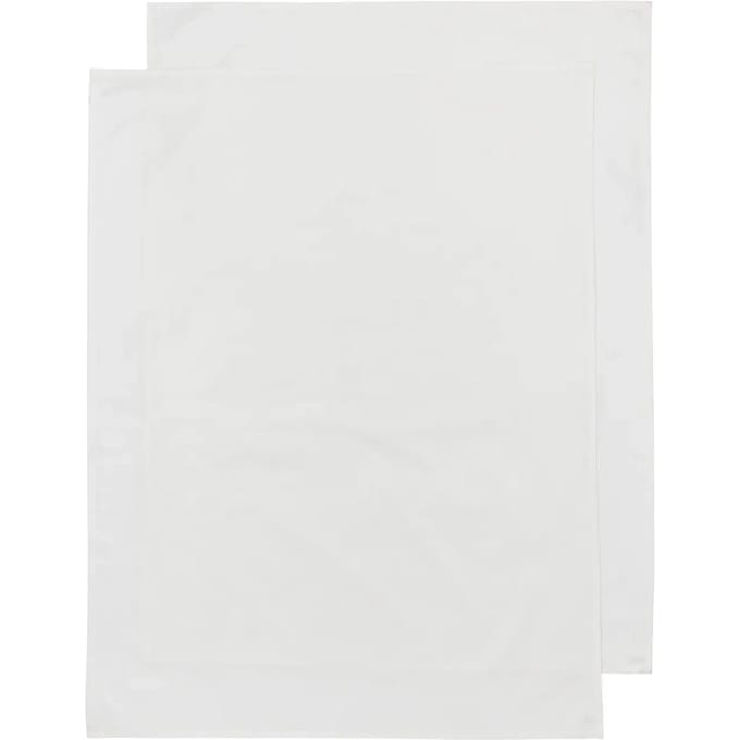 Meyco Baby Uni wieglaken - 2-pack - offwhite - 75x100cm - 0.3 TOG