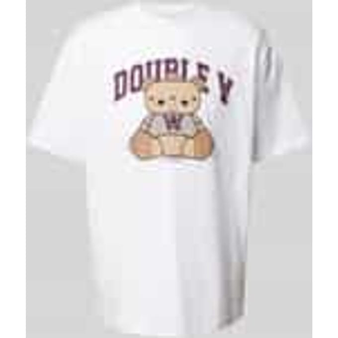 T-shirt met labelprint