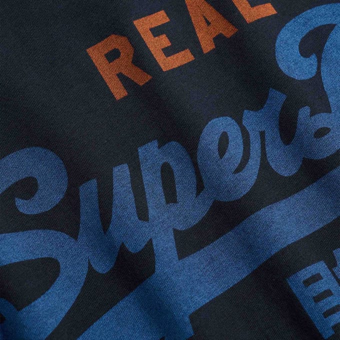 Superdry T-shirt Vl Classic Tee M1012451a Eclipse Navy Mannen Maat - M