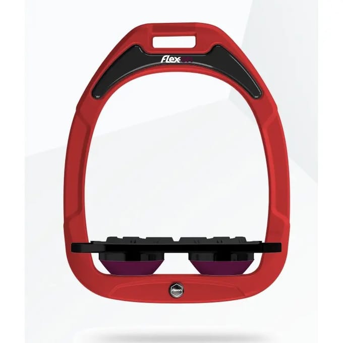 Platte Grip Beugels Rood/Zwart/Pruim Flex-On Green Composite
