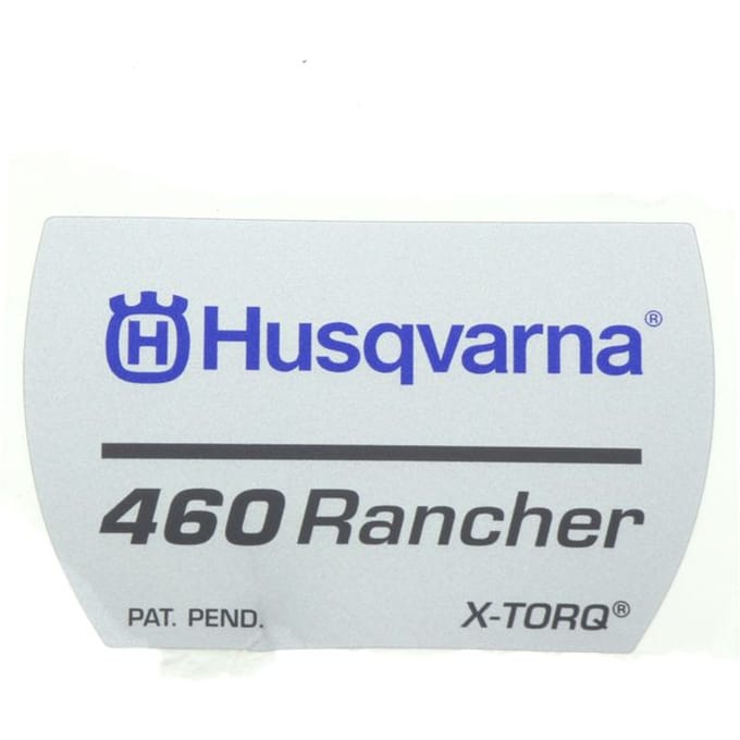Husqvarna 460 ranger starterkap sticker