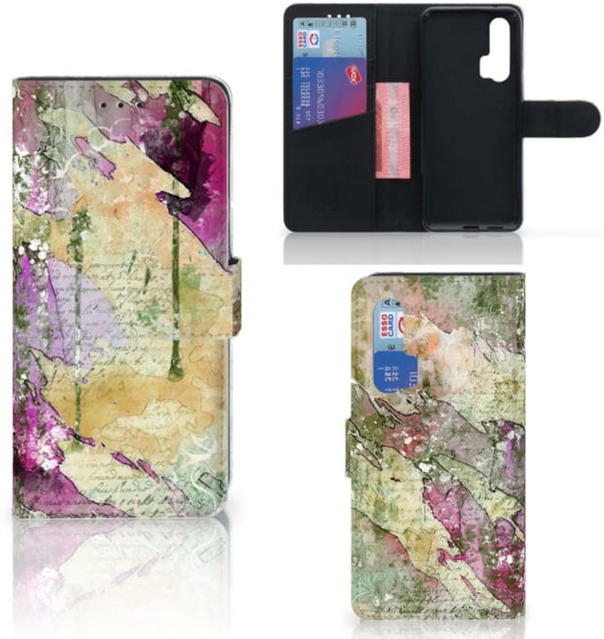 Hoesje Honor 20 Pro Letter Painting