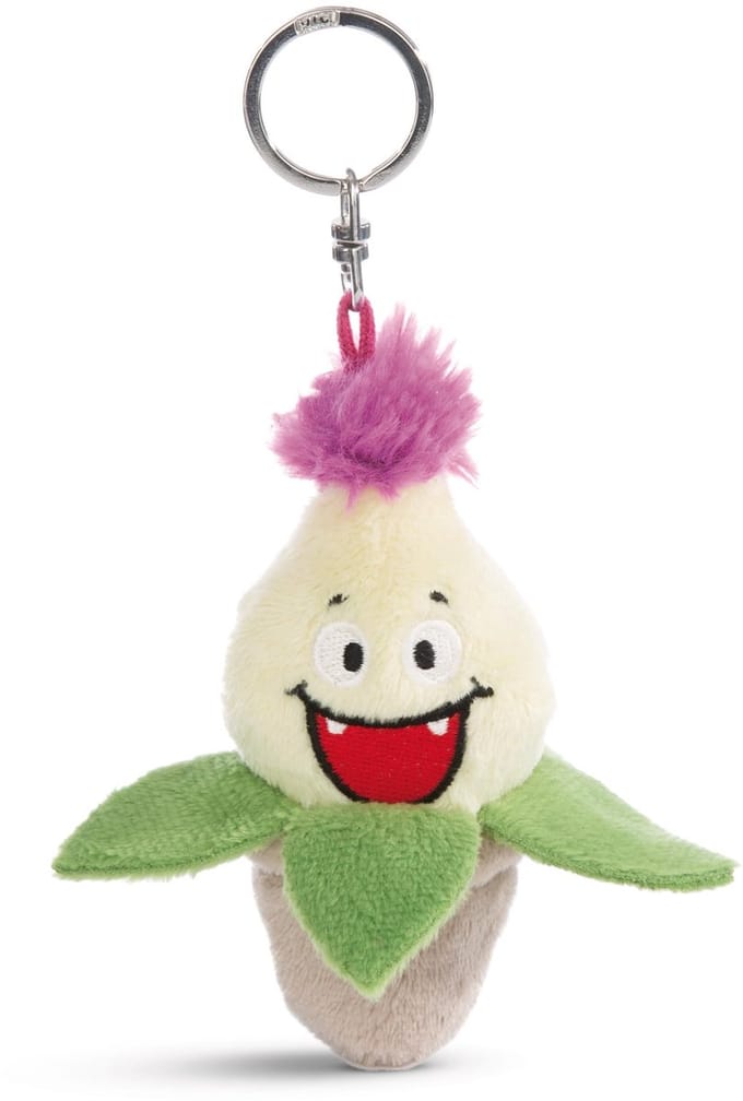 Merkloos Aloe Vera Sleutelhanger, 10 cm, Groen - Knuffelbaar en Duurzaam