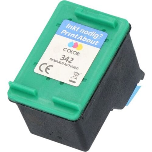 PrintAbout Inktcartridge 342 (C9361EE) 3-kleuren geschikt voor HP