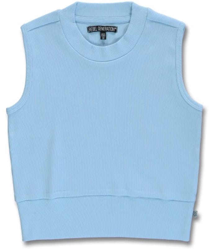 Lemon Beret top meisjes - blauw - 155023 - maat 140