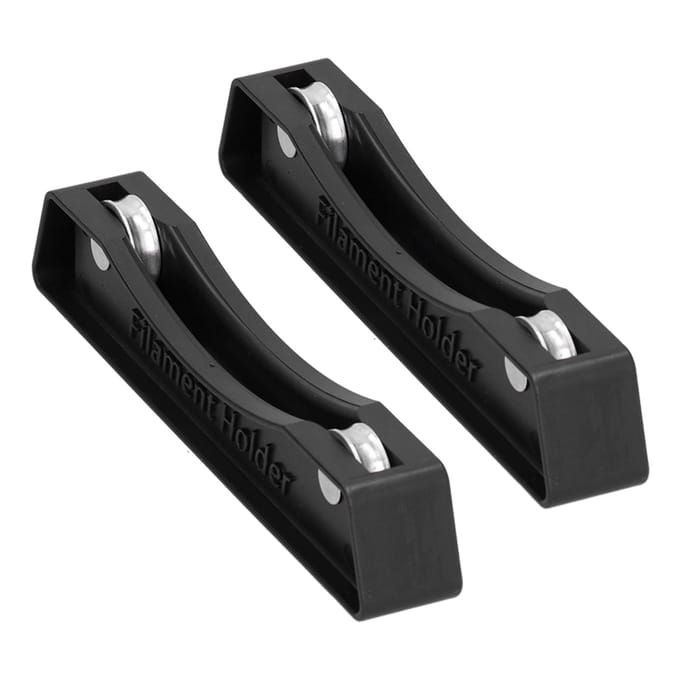 2 Stuks Filament Spoelhouder met Lagerontwerp voor Alle FDM 3D-Printers ABS Printaccessoires black