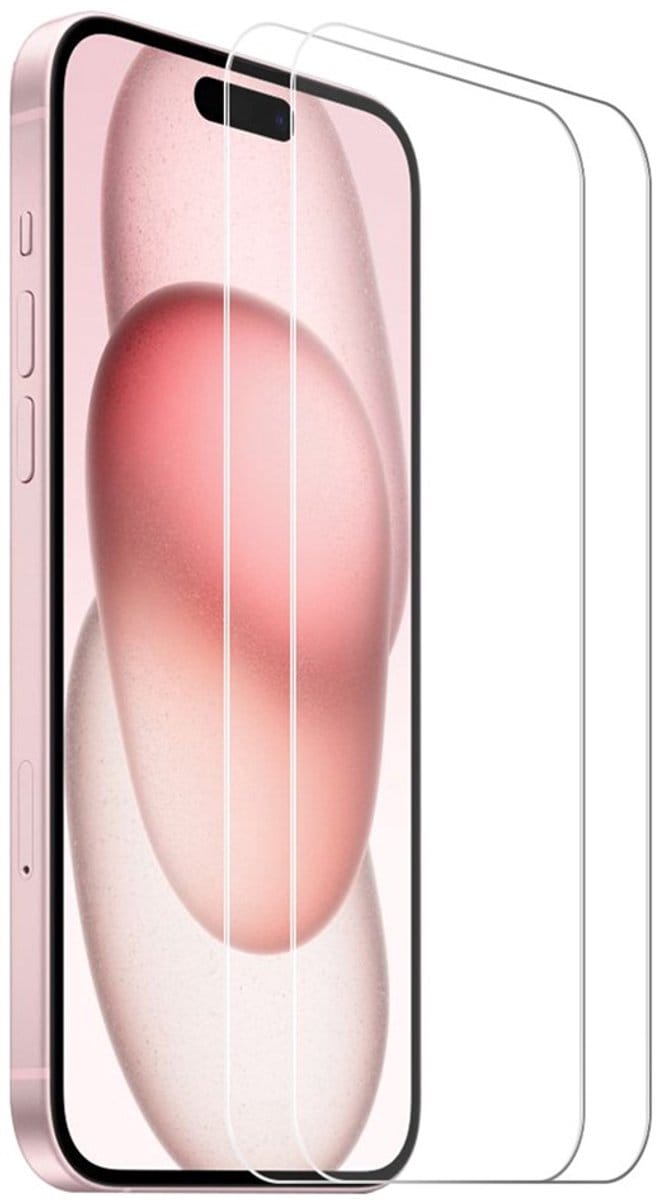 ENKAY Screen Protector - Geschikt voor iPhone 17 Screen Protector - ENKAY 9H Tempered Glass Duo-Pack - Transparant