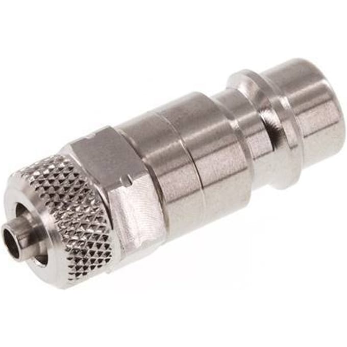 RVS 306L DN 7.2 (Euro) Luchtkoppeling Insteeknippel 4x6 mm Push-On - CLP7-N-SSL-P-4