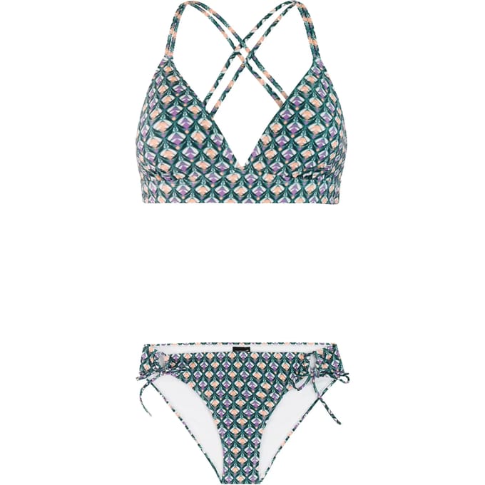 Protest PRTLock - Bikini set Dames - Normale pasvorm - Uitneembare vulling - Medium dekking - Groen