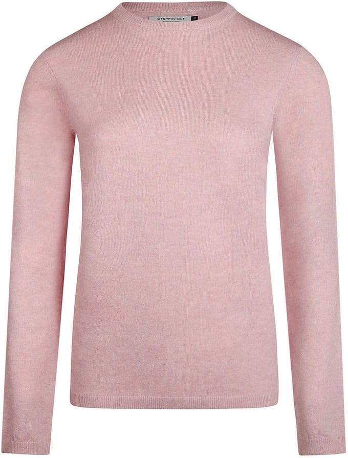 Steppin' Out Damestrui Merinowol Roze - Maat L - Heren - Pullovers