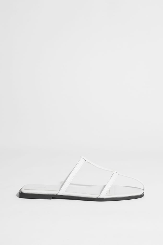 & Other Stories Inaya Summer Flat White Taglia: 38 | Infradito Outlet | Donna | Bianco