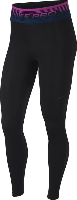 Nike Np Tight Vnr Excl Sportlegging Dames - Black/Dk Smoke Grey - Maat M