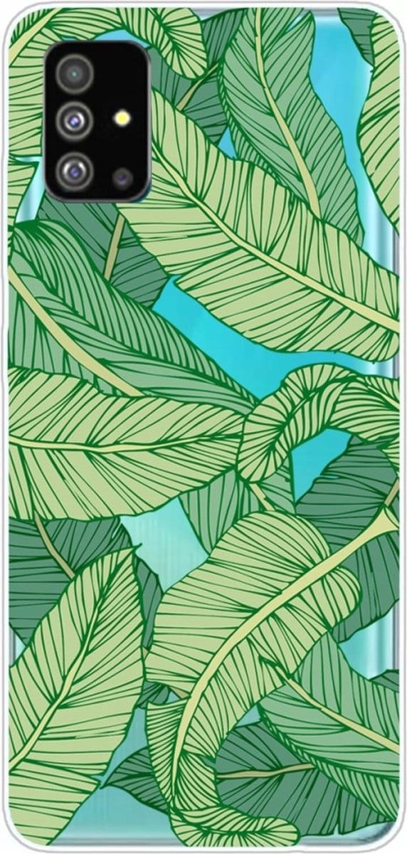 Softcase hoes - Geschikt voor Samsung Galaxy S20 Plus / S20+ - Bladeren