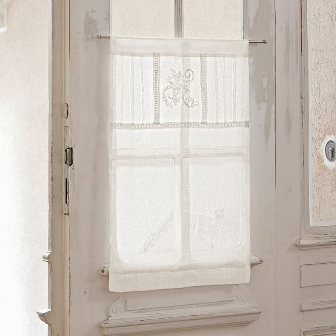 LOBERON Vitrage set van 2 Mayenne crème