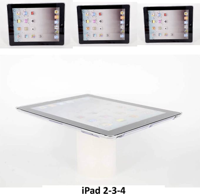 Apple iPad 2-3-4 Transparant Smart Case - Back Cover Tablethoes
