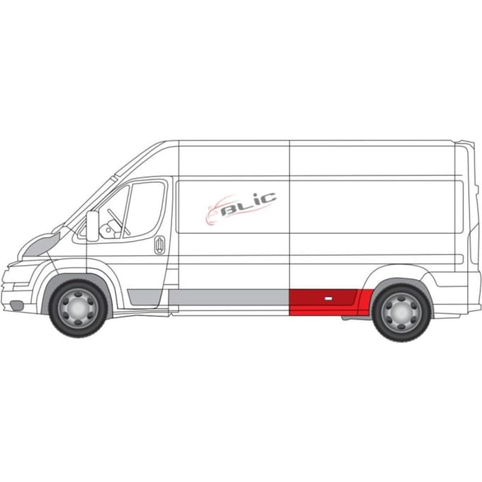 Wielkastbekleding, binnenspatbord BLIC 6504-03-2097583P