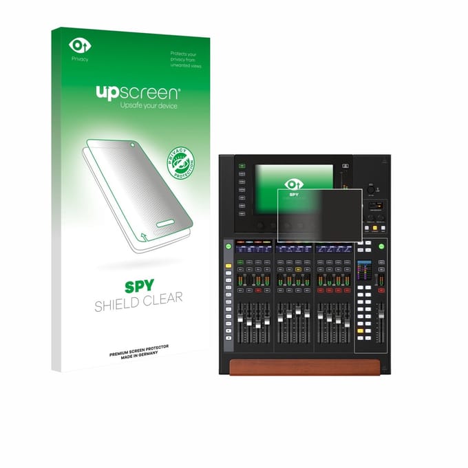 upscreen - privacy screenprotector voor Behringer Wing Compact - Folie Beschermfolie Blauwlichtfilter
