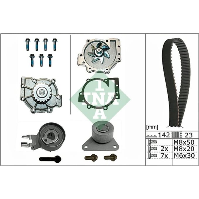 Schaeffler Ina Waterpomp+distributieriem set INA 530 0467 30