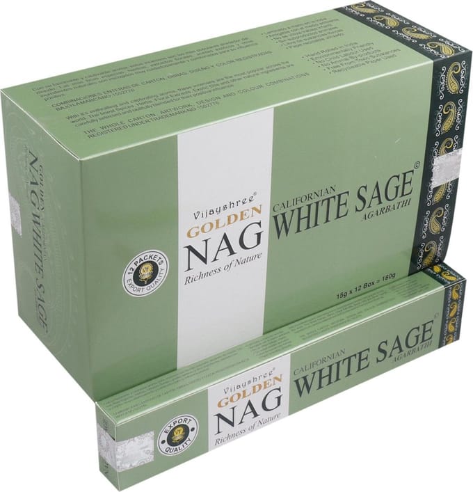 Golden Nag White Sage 15 grams - doos van 12 st.