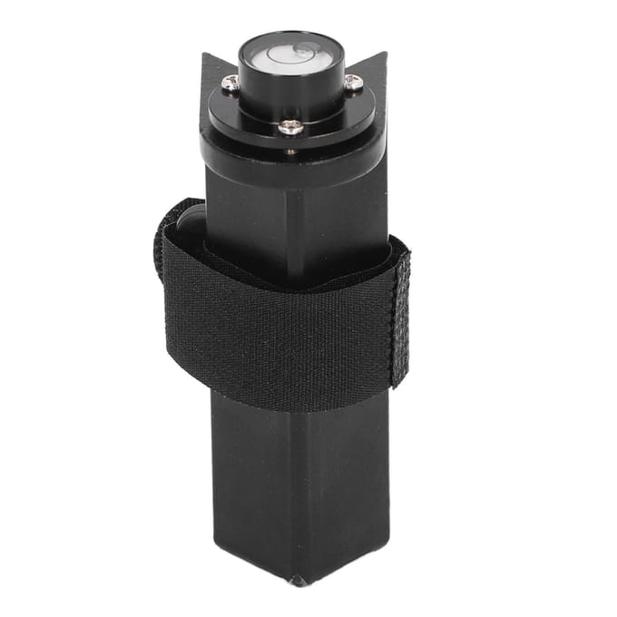 Verstelbare Graadstang Waterpas Aluminium Constructie Horizontale Waterpas voor 1 tot 1,25 inch Rond en black