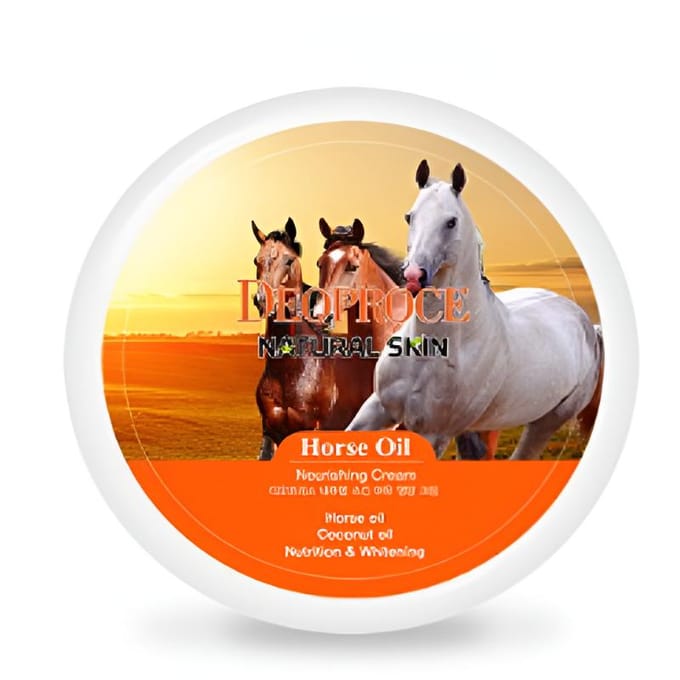 [Deoproce] Crème Nourrissante à l'Huile de Cheval 100 g beige
