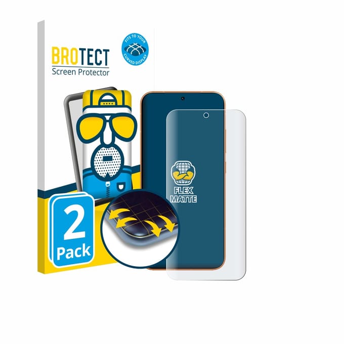 BROTECT - Screenprotector voor Honor Magic 8 Pro Lite - Folie Beschermfolie matte volledig dekking 2 Stuks