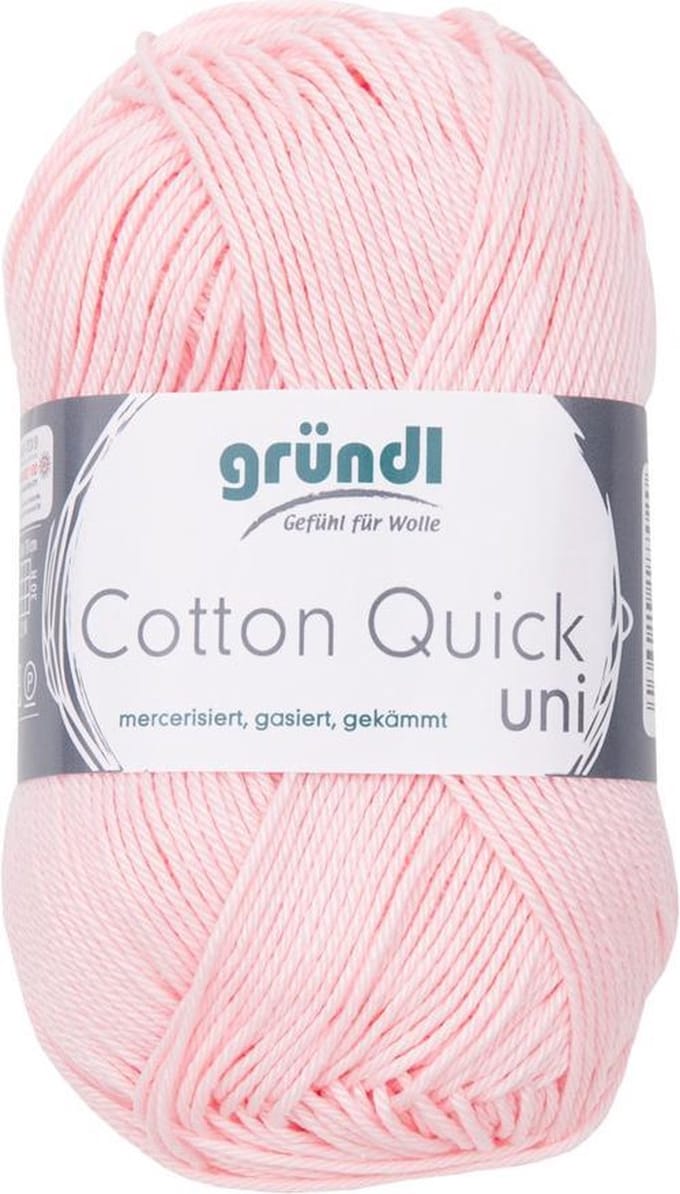 865-133 Cotton Quick Uni 10x50 gram lichtroze