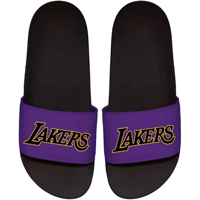 Los Angeles Lakers slippers Two Tone