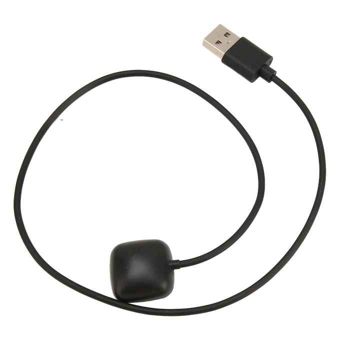 Chargeur Magnétique de Remplacement Câble de Charge USB Pour Montre Connectée Fitbit Versa4 Versa3 Sense Sense2 black