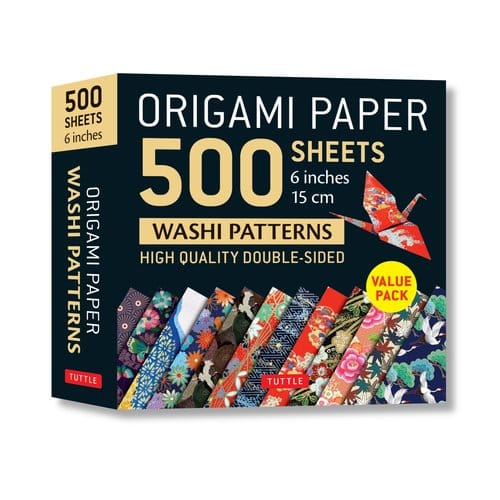 Origami Paper 500 Sheets Japanese Washi Patterns 6" (15 Cm)