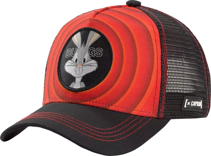Capslab Bugs Bunny Looney Tunes, Mannen, Rood, Pet, maat: One size